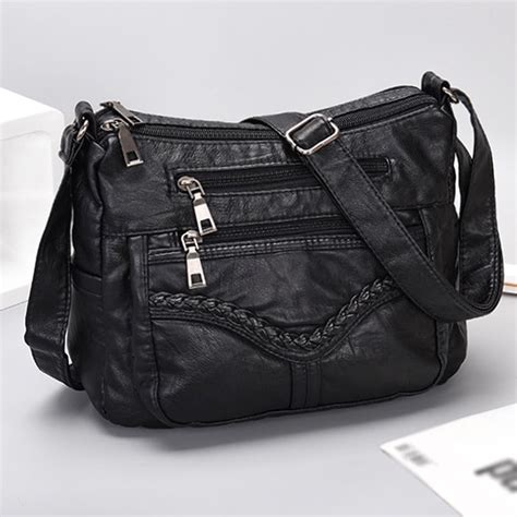 black messenger bag for women.